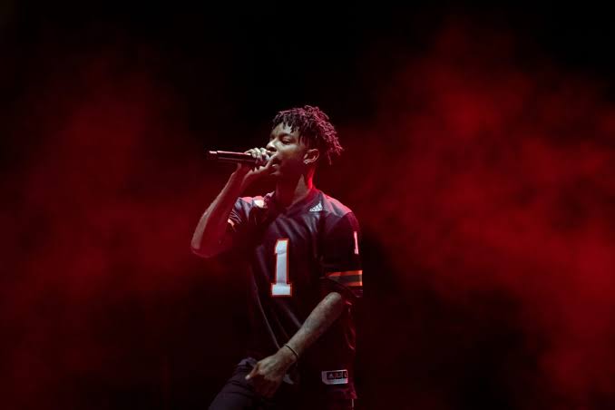 21 Savage live on stage